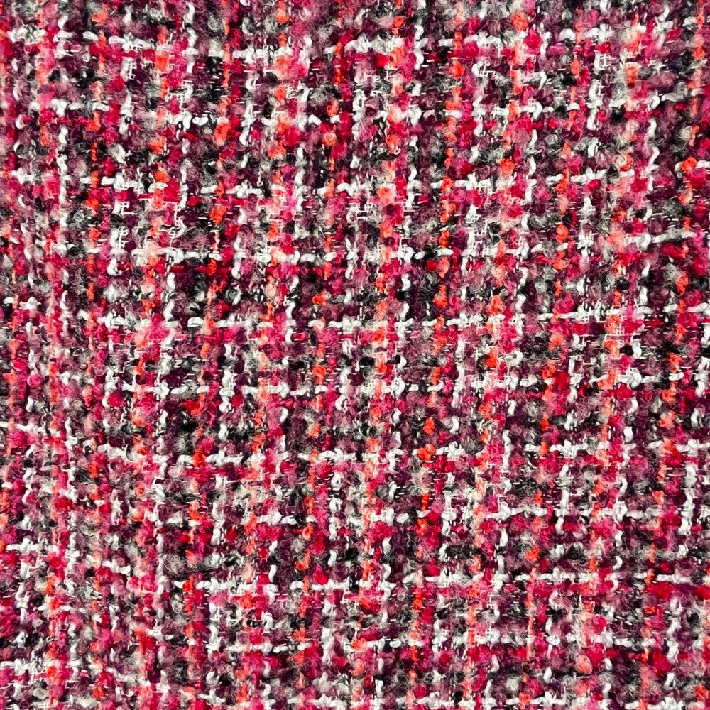 Talbots Boucle Pink Mini Skirt 18W - Picture 2 of 5